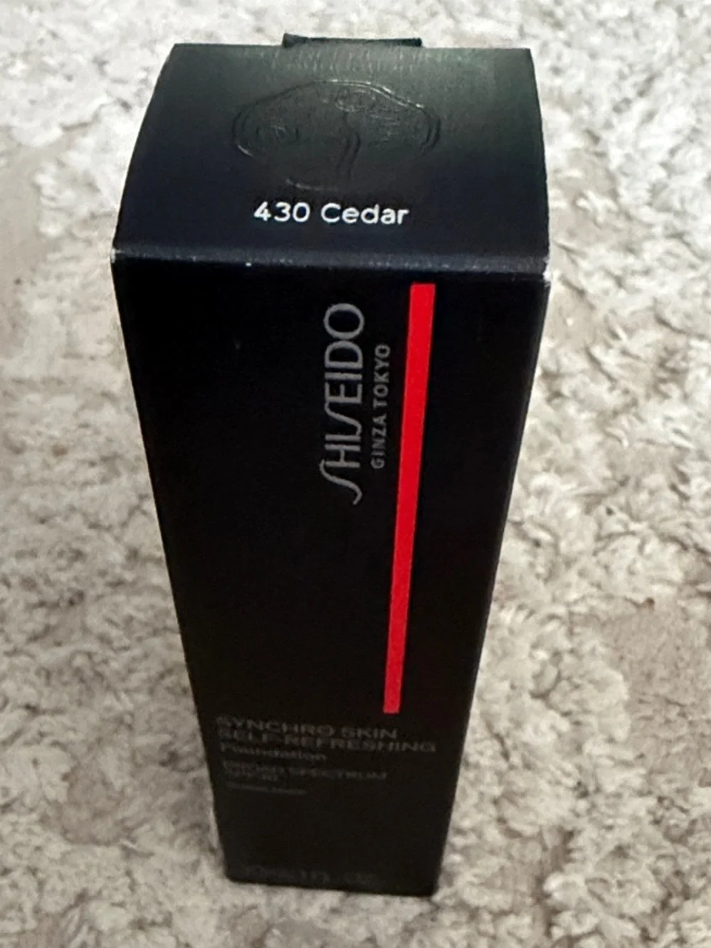 Brand NEW Shiseido Synchro Skin Self-Refreshing Foundation - Cedar spf 30